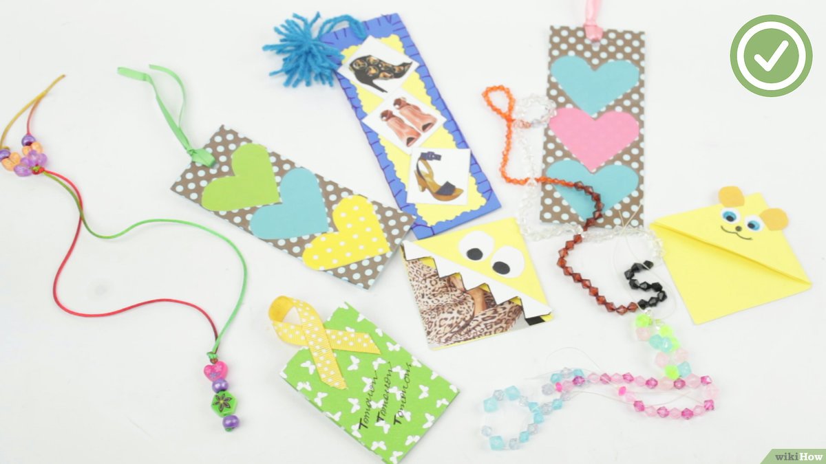 como fazer um marcador de página artesanal