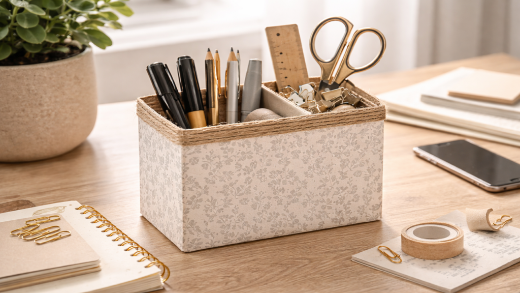 5 ideias de decoração para organizadores de caixa de leite