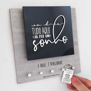 Porta-Chaves Magnético de Cimento: Tutorial Detalhado