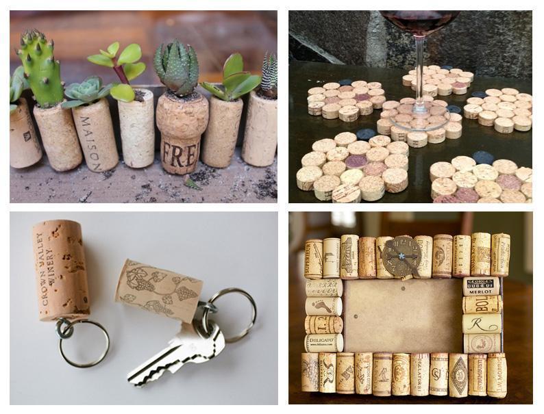 ideias criativas porta chaves cortiça parede