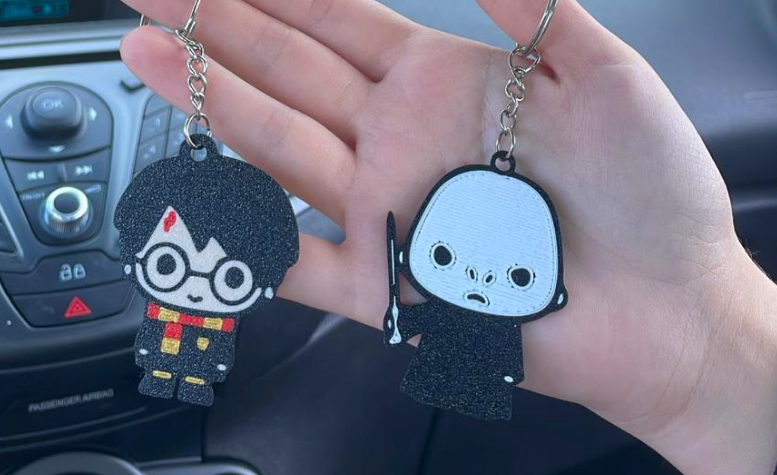 como fazer um porta-chaves de silicone