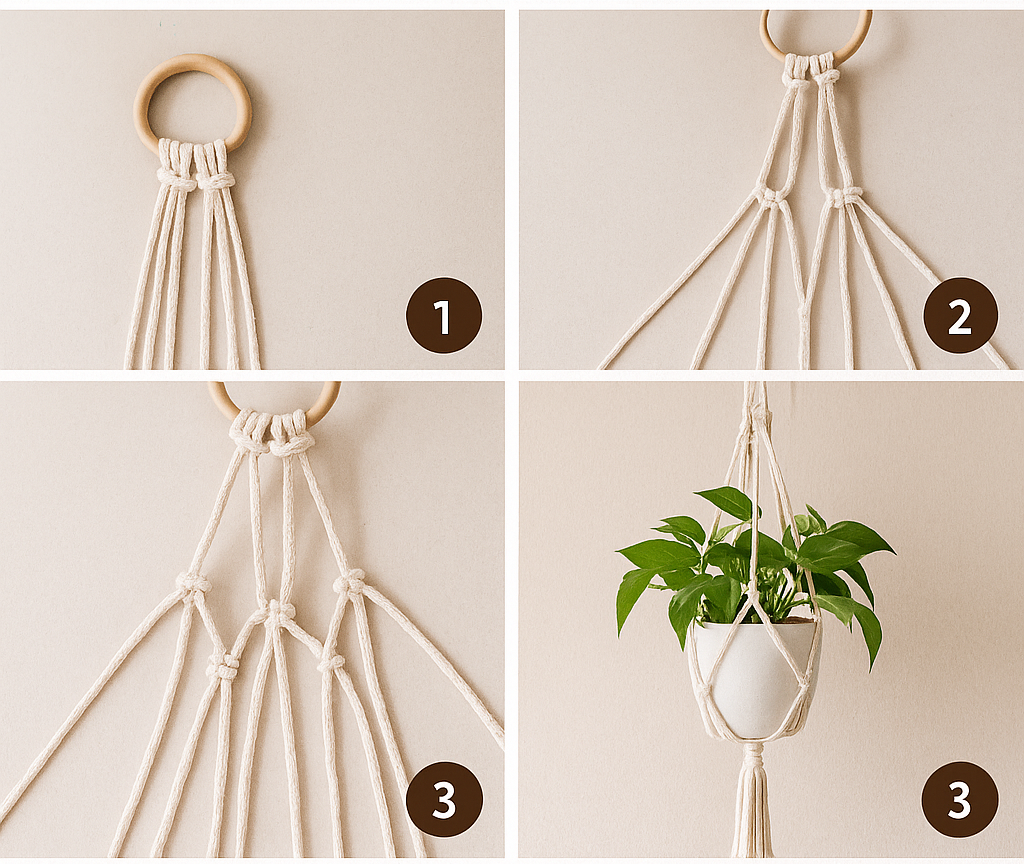 Os Melhores Materiais para Seu Suporte de Macramê de Plantas