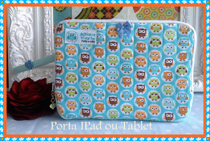 como fazer um suporte para tablet de tecido