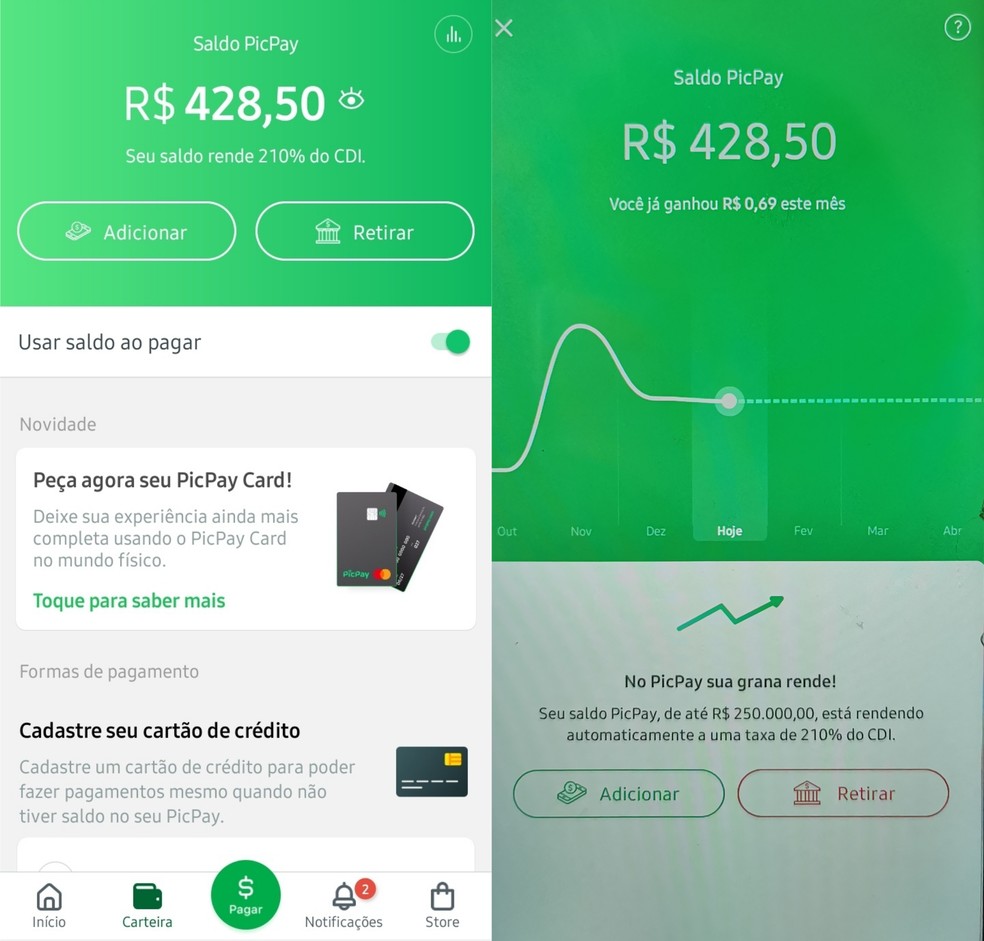 como o picpay rende meu dinheiro