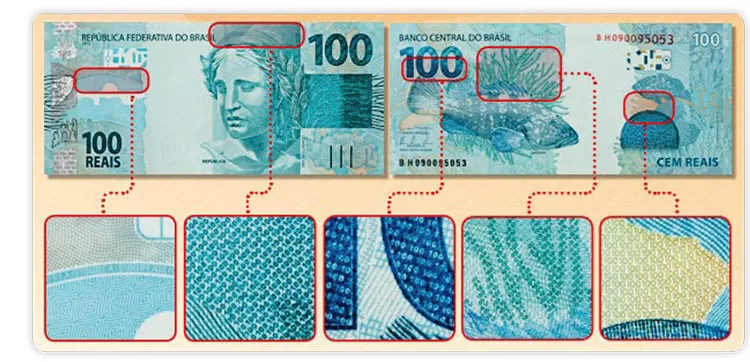 Entenda os Elementos de Segurança das Notas de R$ 200