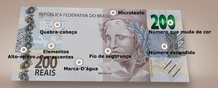 como identificar notas falsas de real