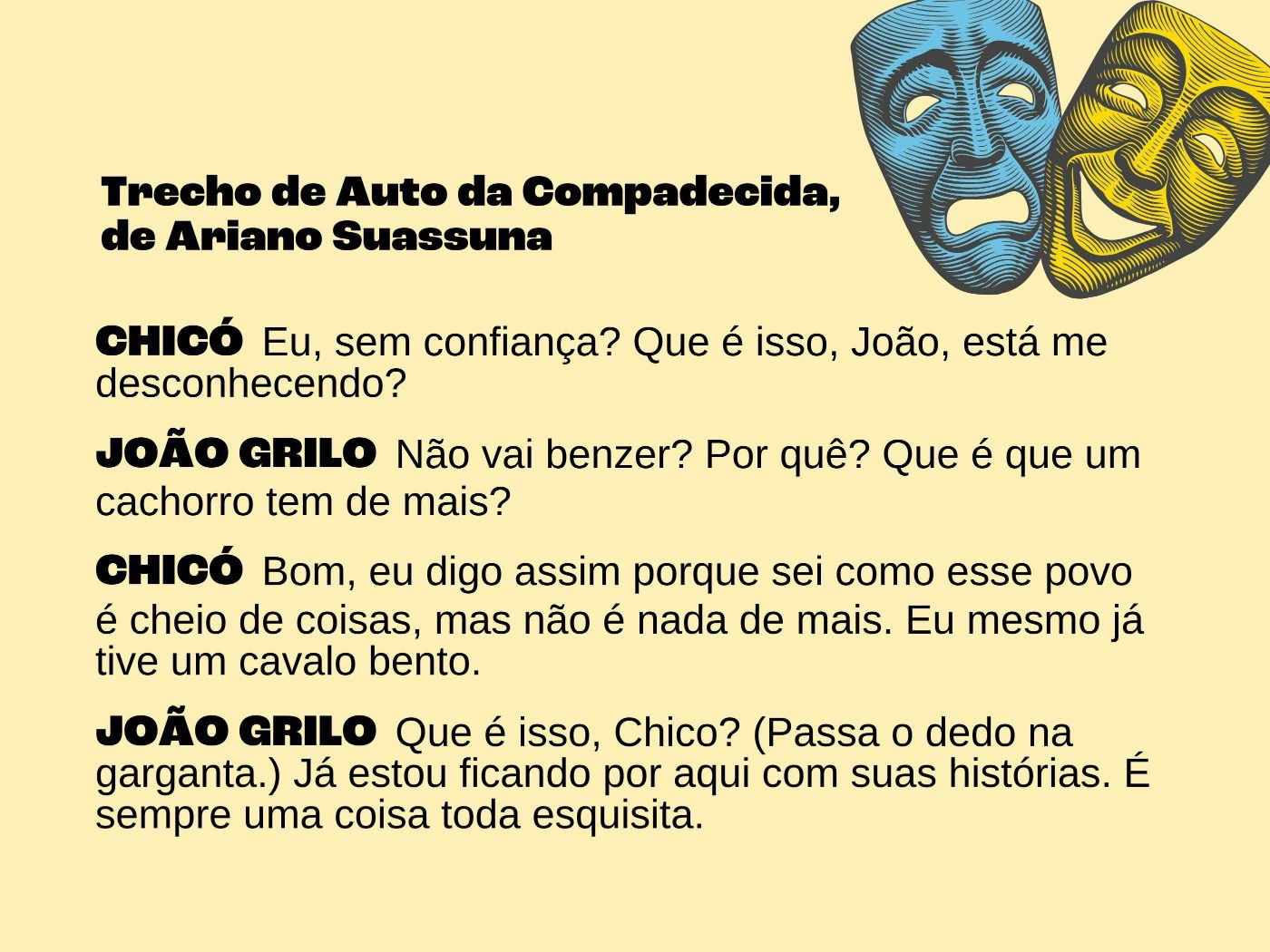 como ler peça de teatro