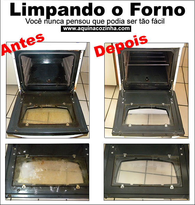 como limpar forno eletrico muito sujo