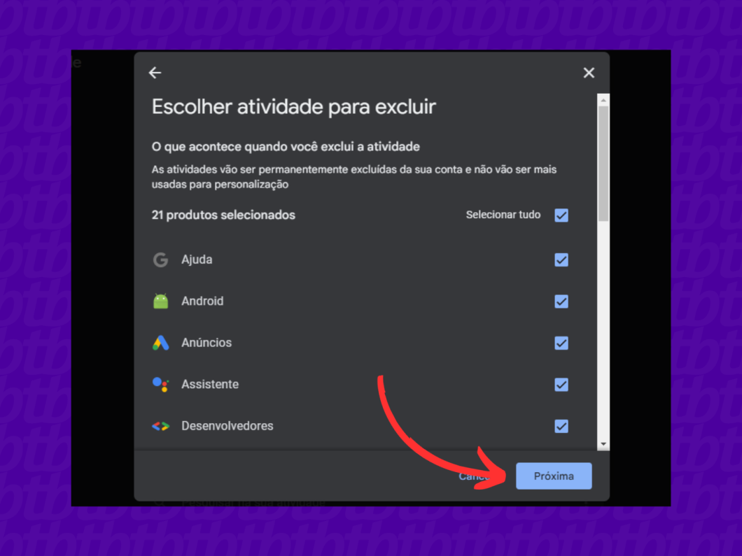 como limpar historico do youtube