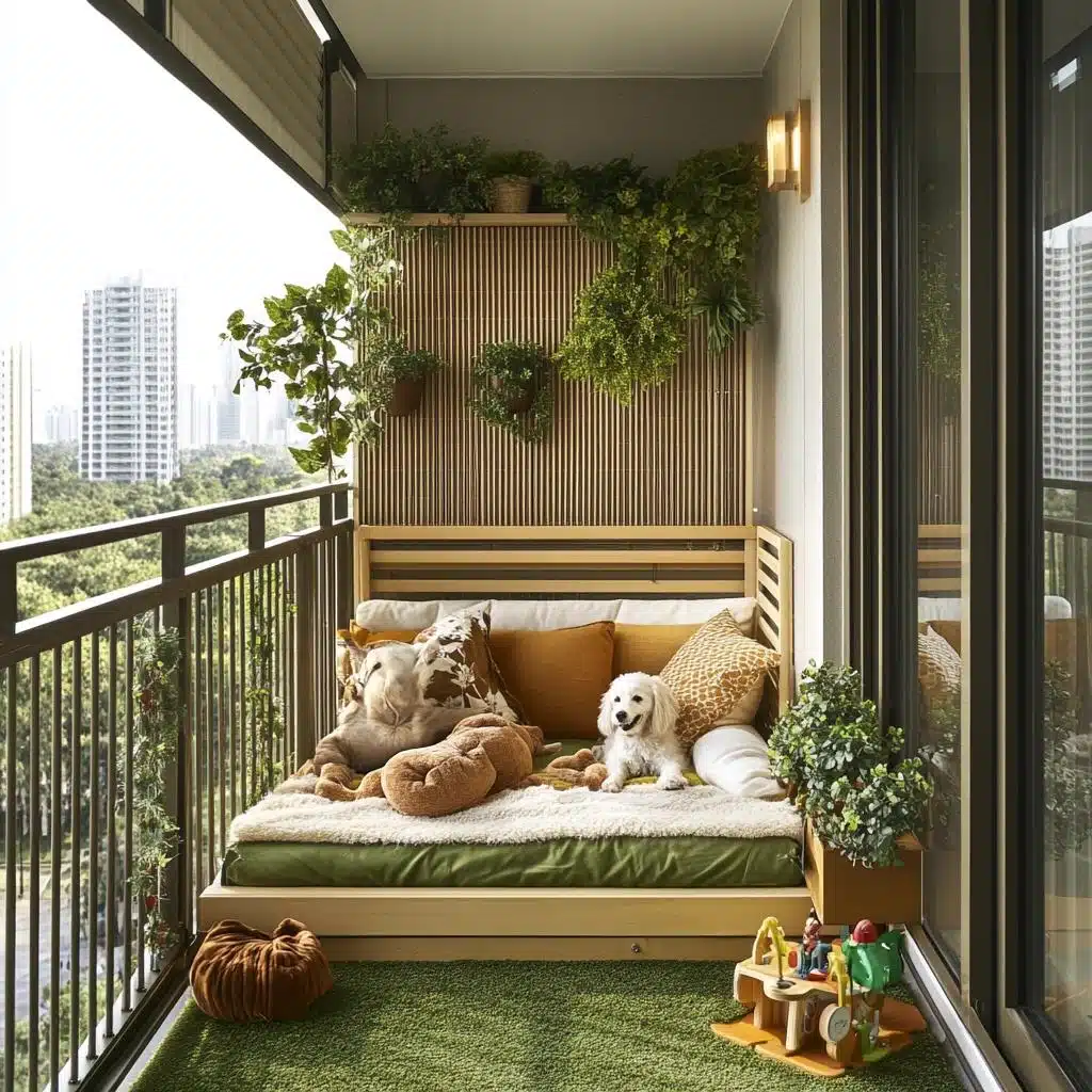 5 ideias de títulos:
1. Transforme sua área de lazer em um paraíso pet: Dicas essenciais.
2. Segurança e diversão: Como criar um espaço pet perfeito.
3. Do piso ao mobiliário: Guia completo para um espaço pet funcional.
4. Setorização inteligente: O segredo para uma área de lazer pet organizada.
5. Bem-estar animal: Enriquecimento e segurança na sua área de lazer.