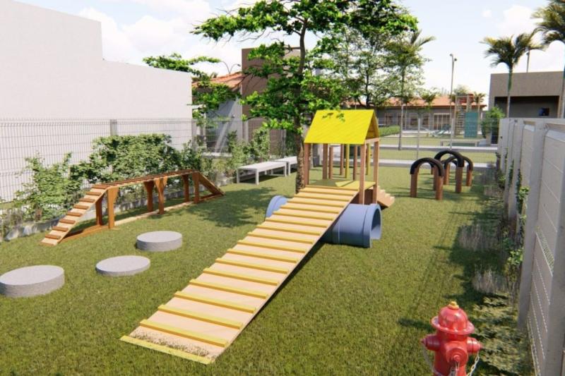 como organizar a área de lazer com espaço pet