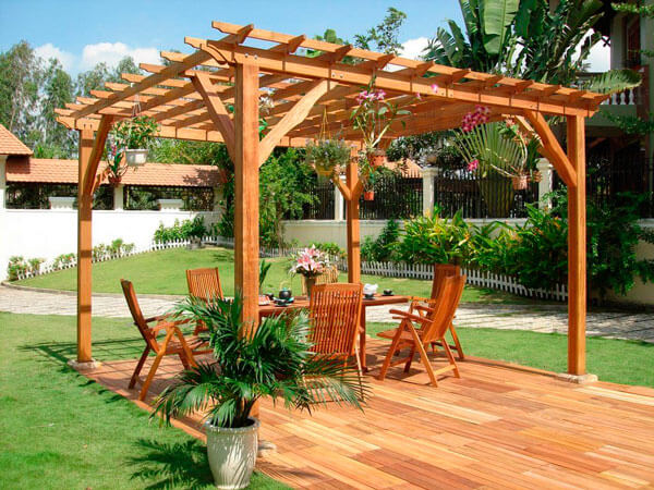 Decoração de Pergolado: Plantas