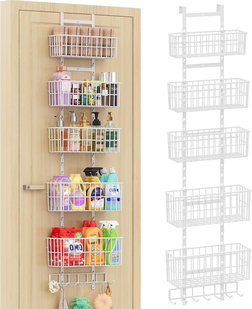 como organizar a área de serviço com ganchos