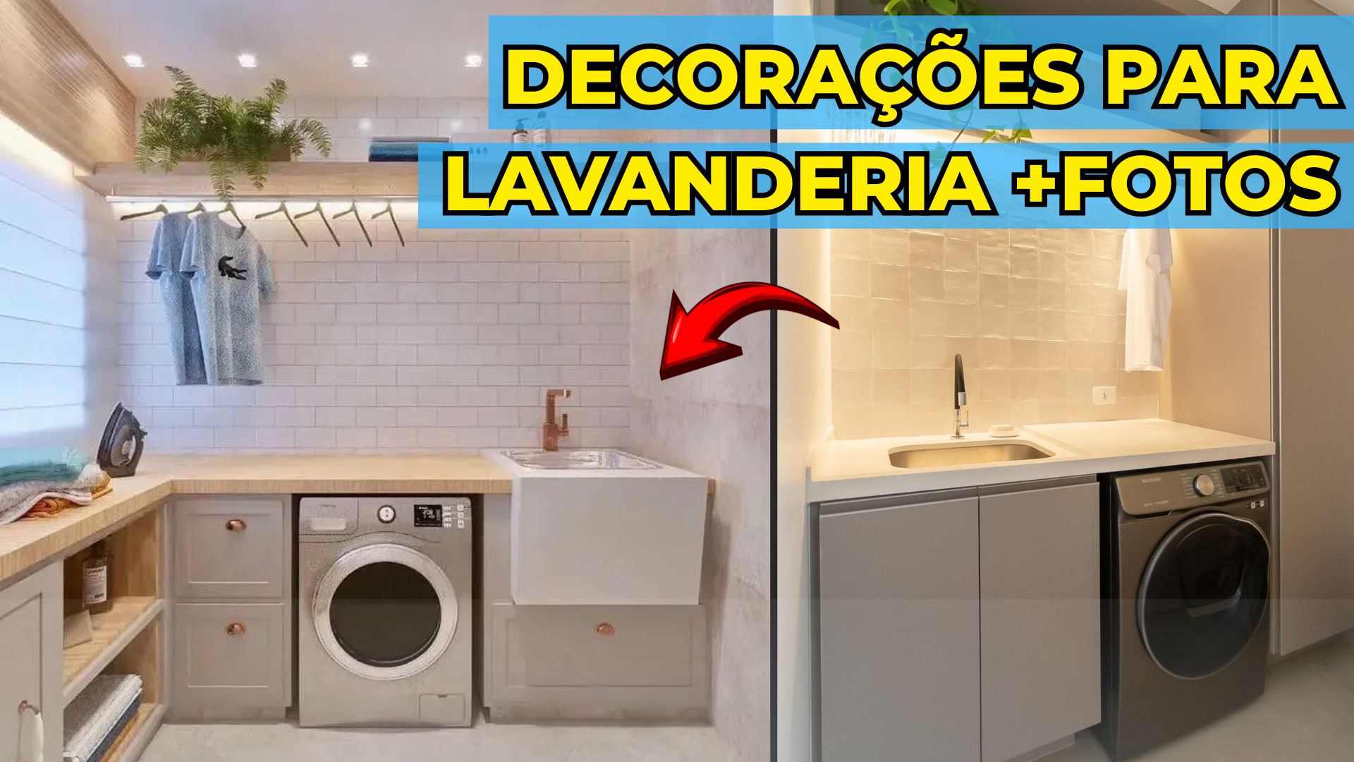 como organizar a área de serviço com nichos