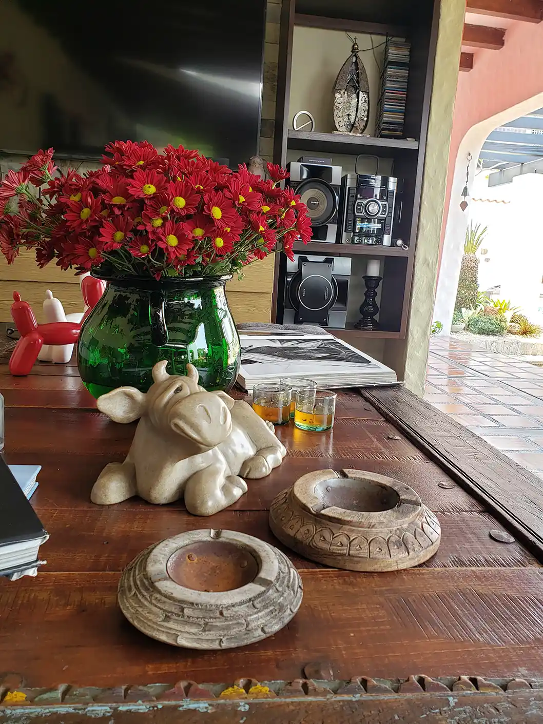 como organizar a área externa