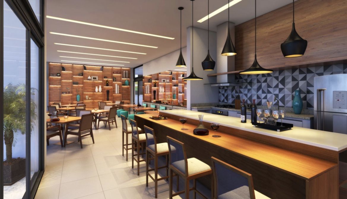 ideias de decoração para área gourmet grande