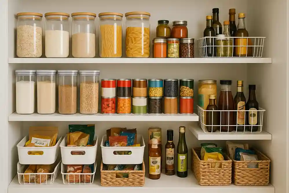 como organizar a despensa de alimentos