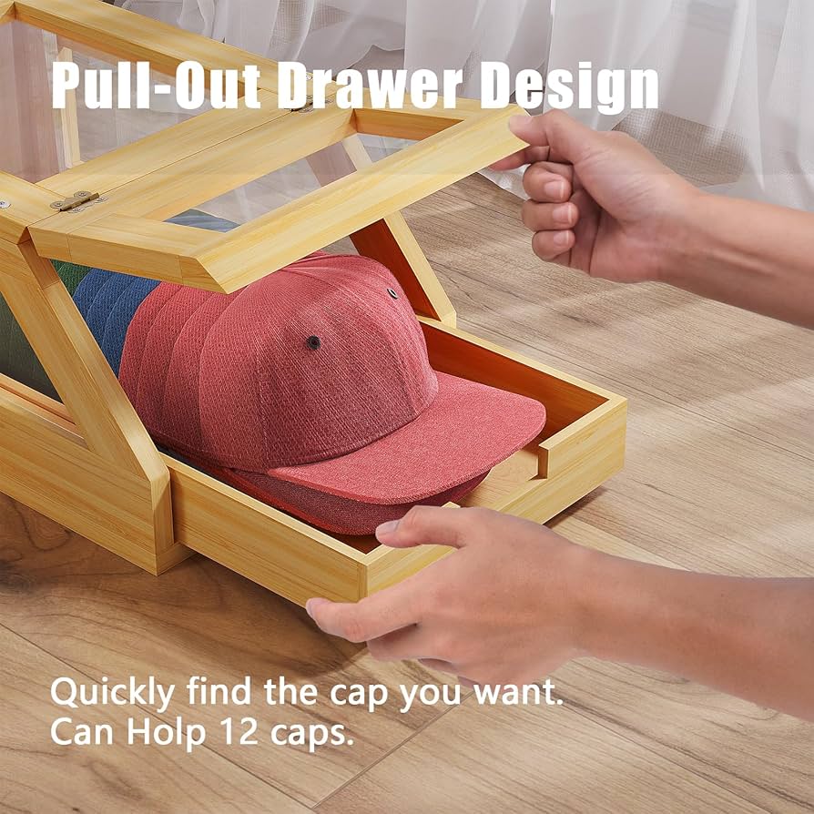 como organizar a gaveta de chapéus