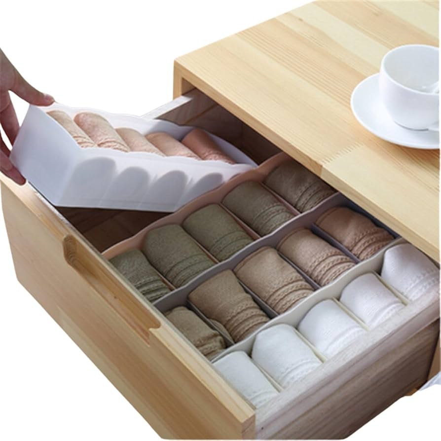 Os Melhores Organizadores de Gaveta para Meias: Colmeias