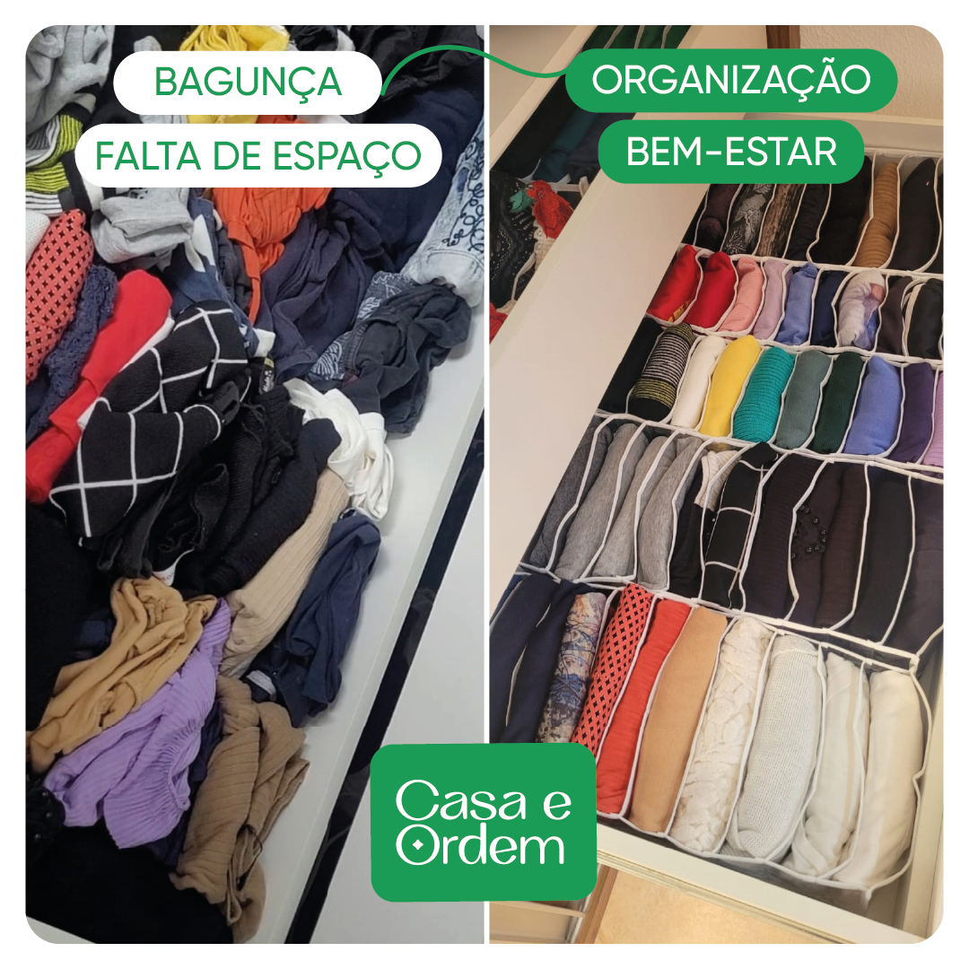 Os Melhores Organizadores para Gavetas de Roupas de Academia
