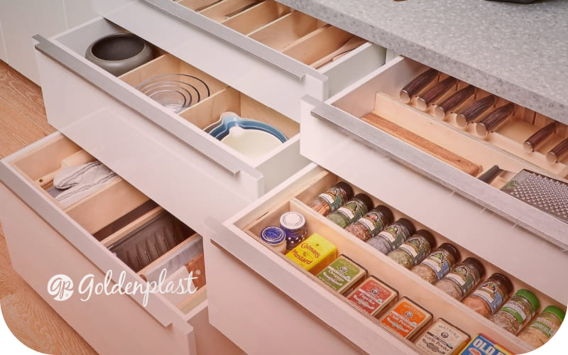 como organizar a gaveta de salgadinhos