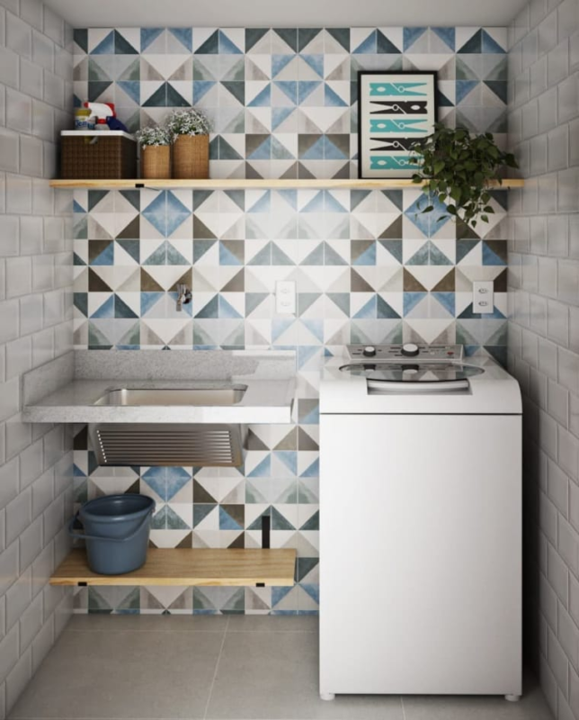 Dicas de Iluminação e Cores para Ampliar sua Lavanderia Pequena