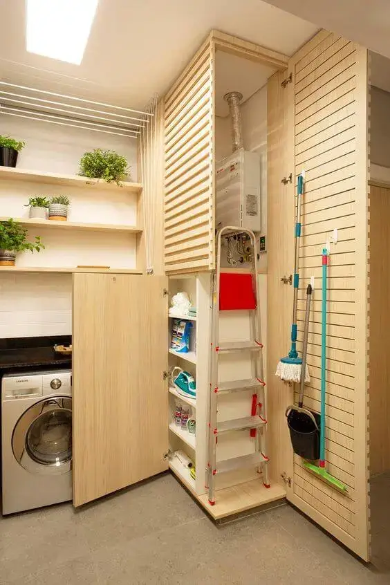 como organizar a lavanderia pequena