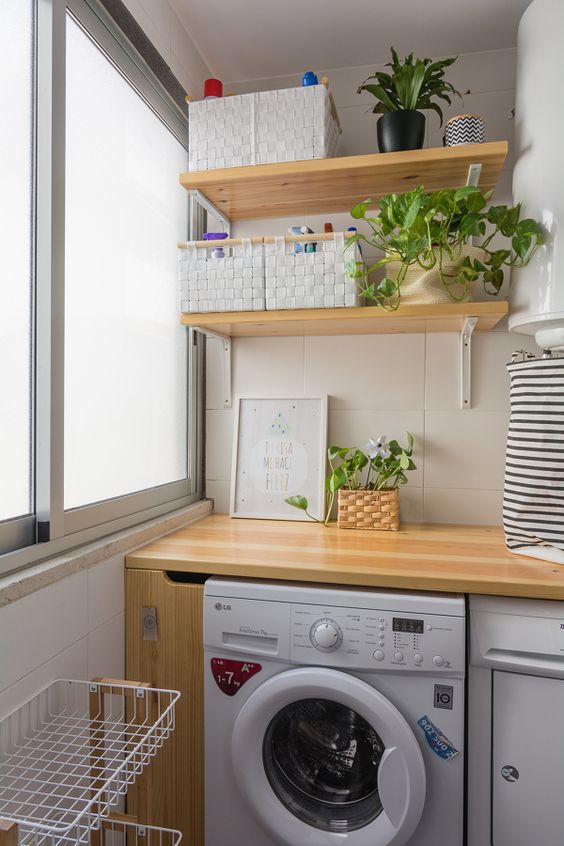 Transforme sua Lavanderia Integrada: Dicas de Divisórias e Decoração