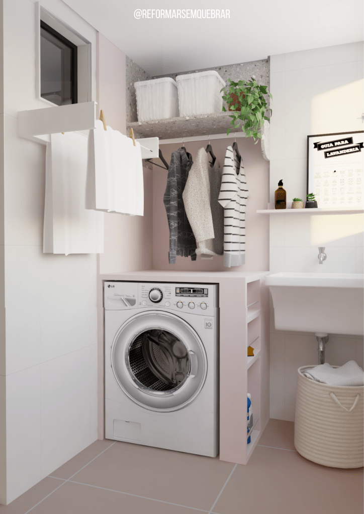 DIY: Prateleiras e Nichos Criativos para sua Lavanderia Compacta