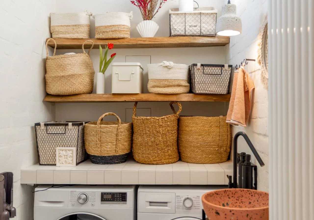 Transforme sua Lavanderia Integrada: Dicas de Divisórias e Decoração