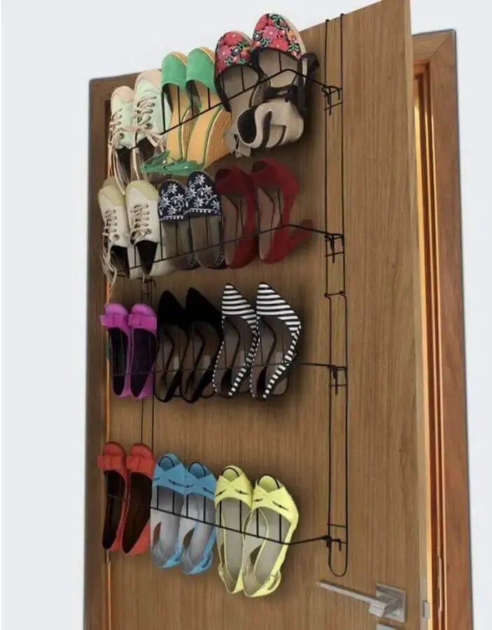 como organizar o armário de sapatos de criança