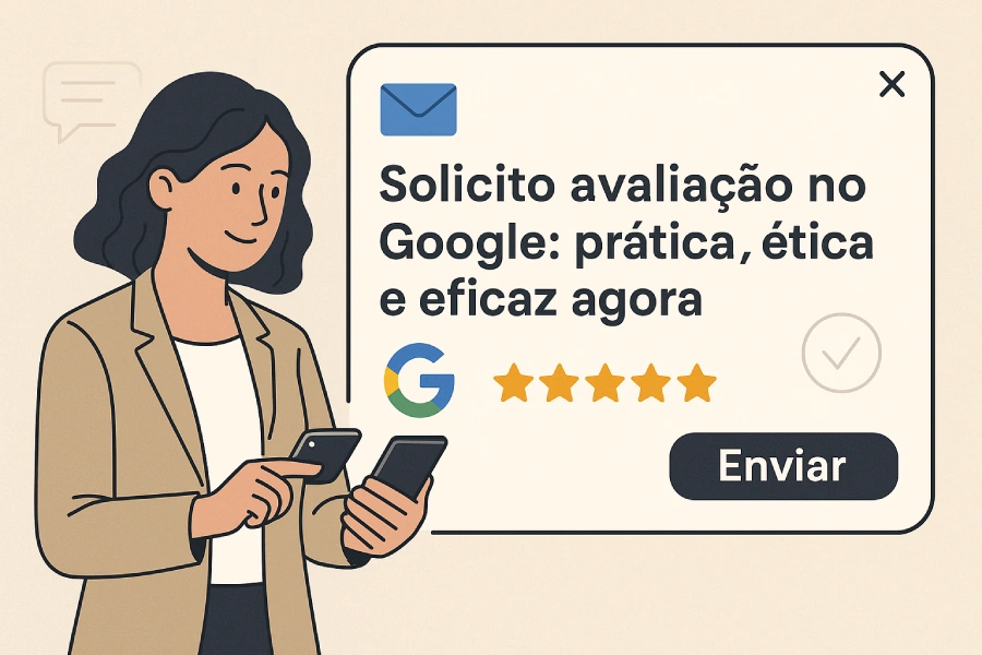 Modelos de mensagens para solicitar feedback via WhatsApp e Email