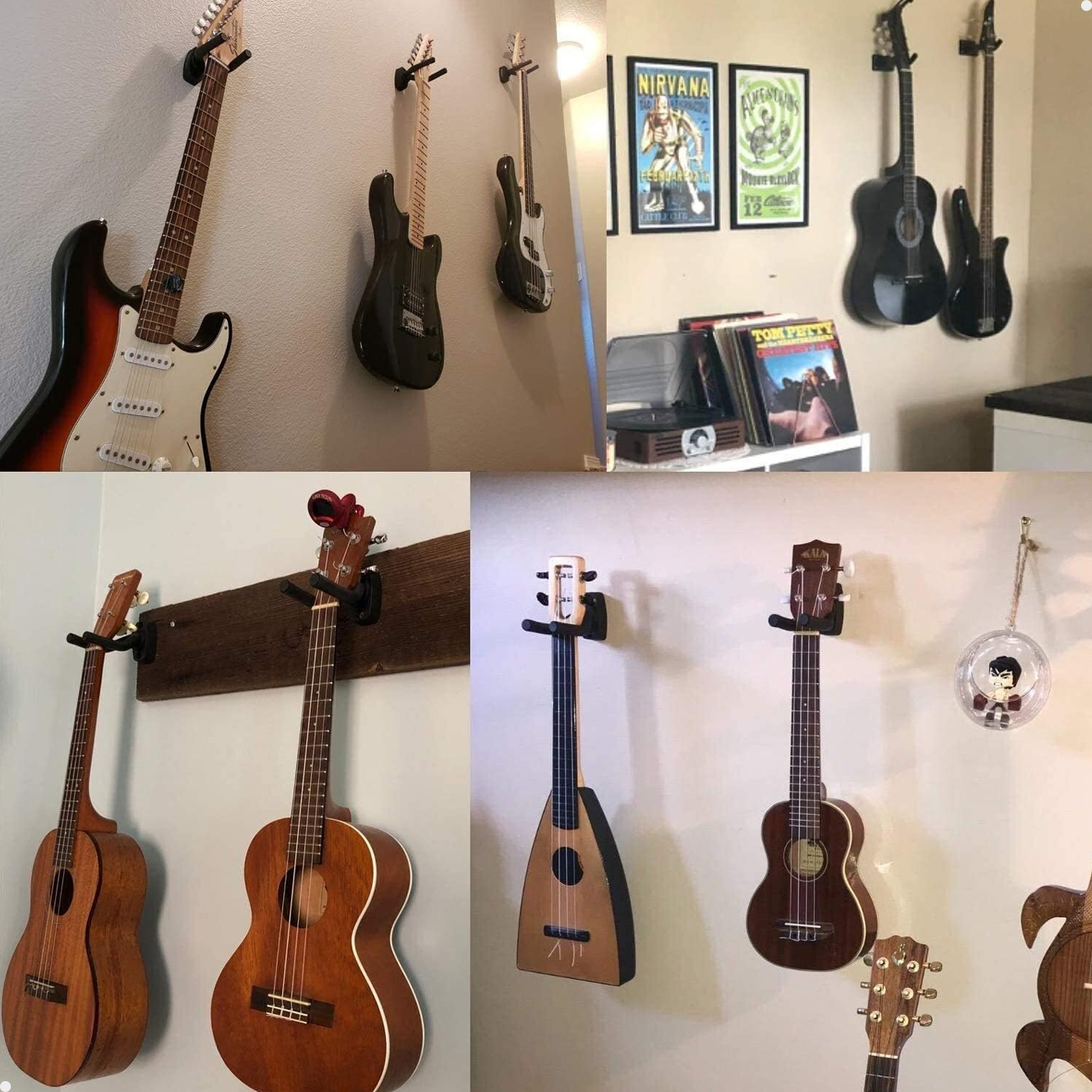 como pendurar violão na parede