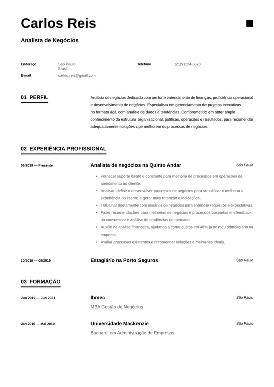 5 ideias de títulos