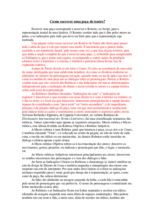 erros comuns ao produzir peça de teatro