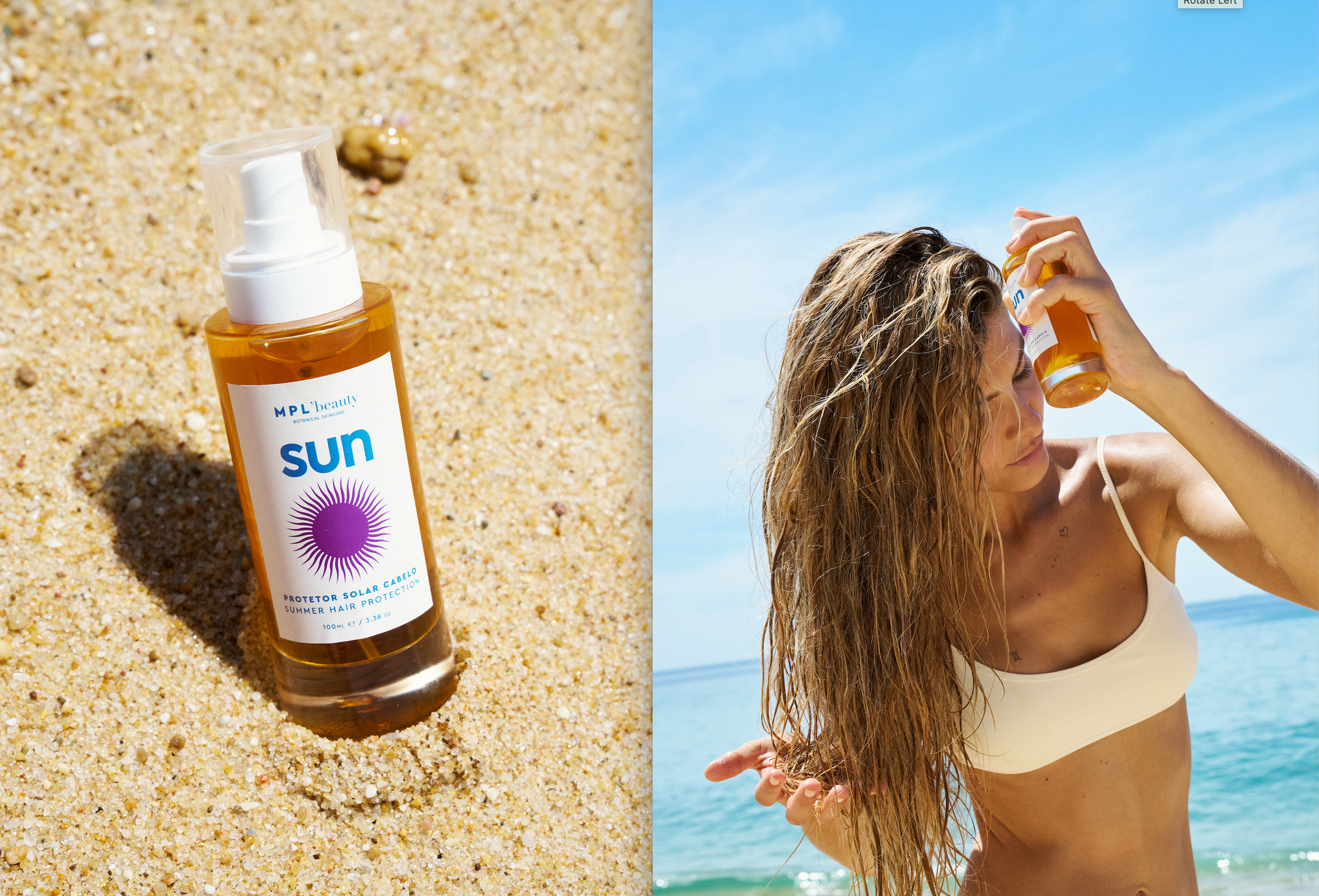 como proteger o cabelo do sol e mar