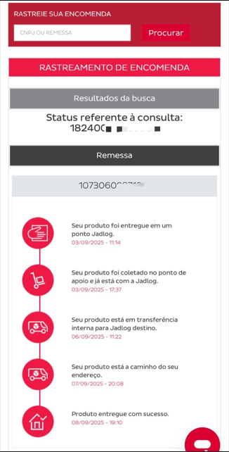 como rastrear entrega jadlog