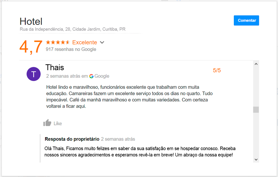 Como usar a Ferramenta de Gerenciamento de Avaliações do Google