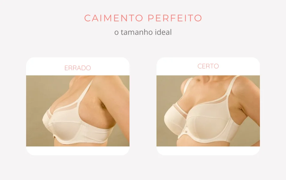 como saber o tamanho certo do sutiã
