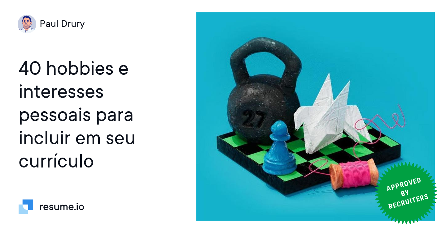 como ter um hobby fora do trabalho