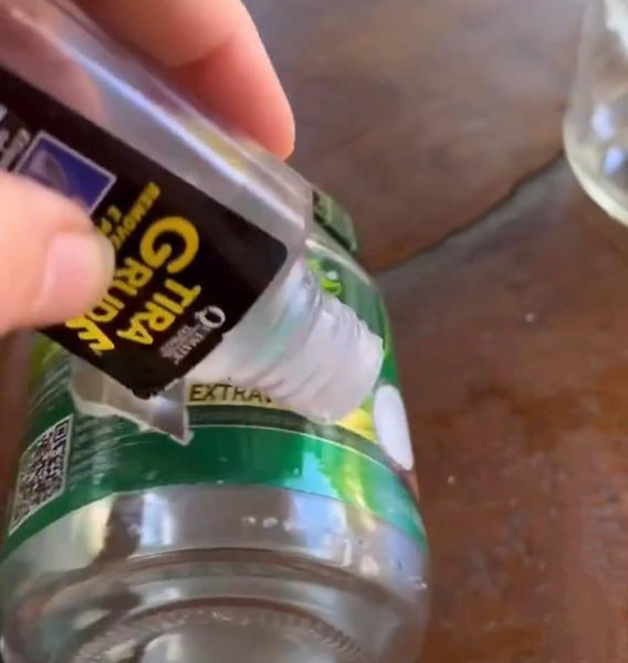 como tirar grude de etiqueta de vidro