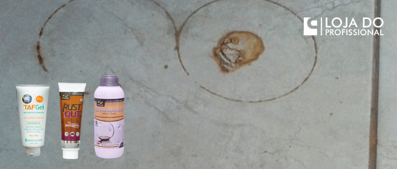 como tirar mancha de ferrugem de piso