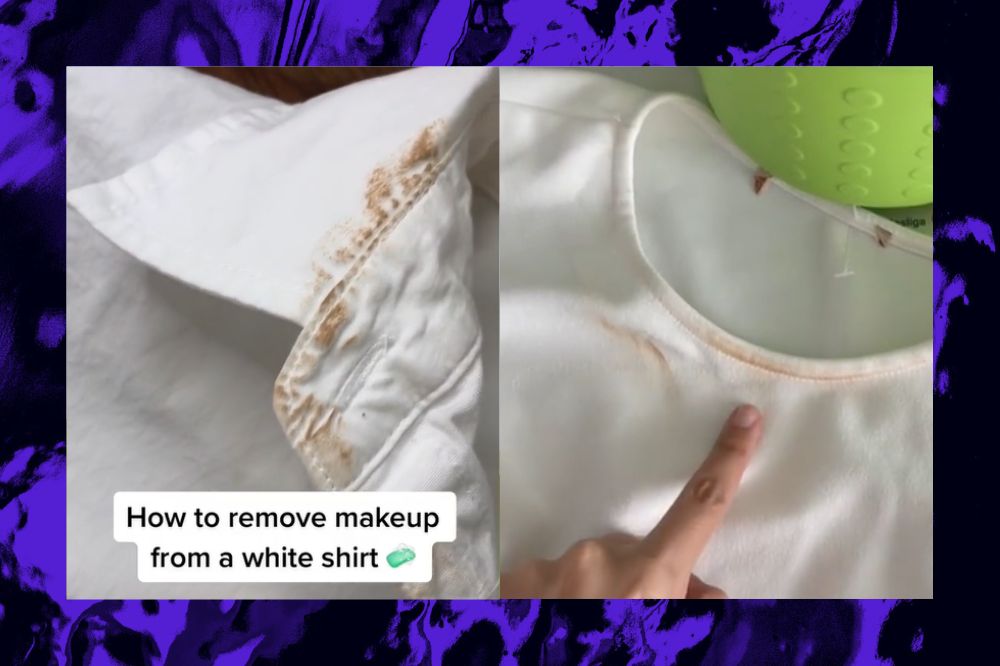 como tirar mancha de maquiagem da roupa