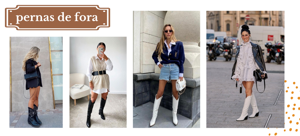 Como usar bota country feminina com looks urbanos