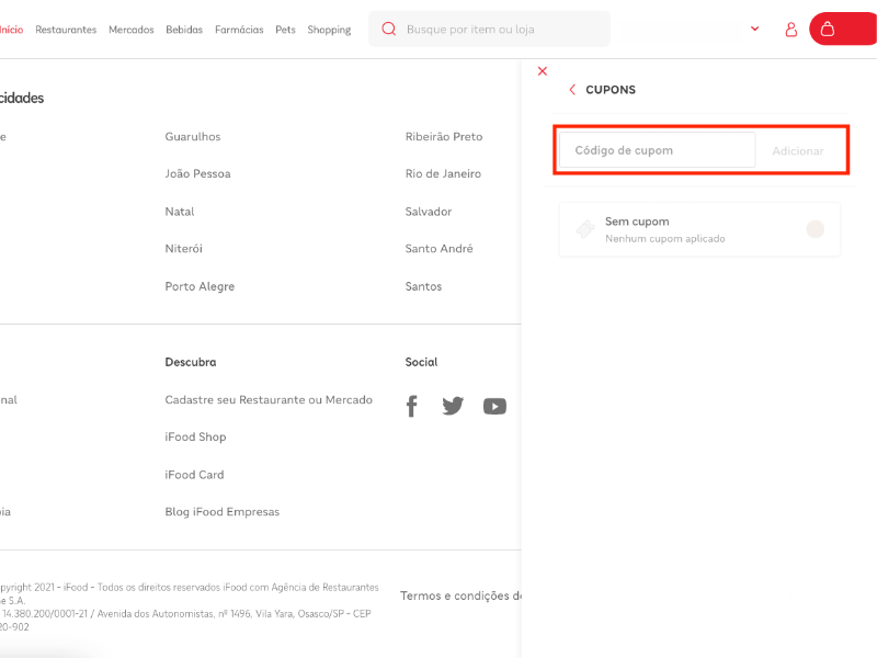 Dicas para economizar em pedidos iFood