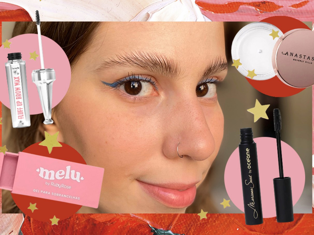 como usar gel de sobrancelha