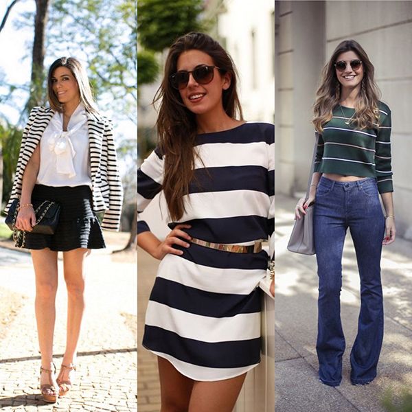 como usar listras verticais e horizontais