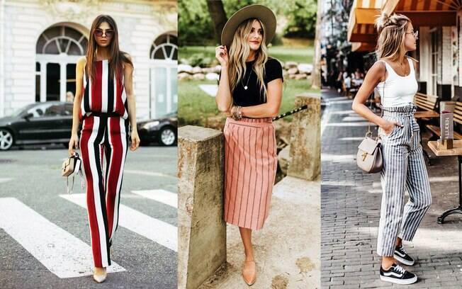 como usar listras verticais e horizontais