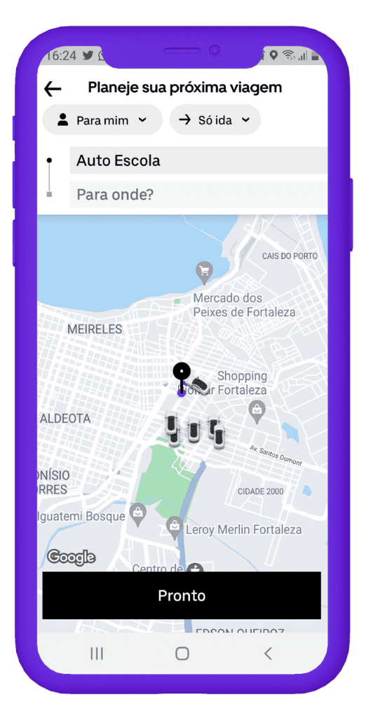 dicas para primeira viagem de uber