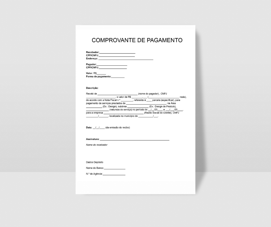 comprovante de pagamento onde fica